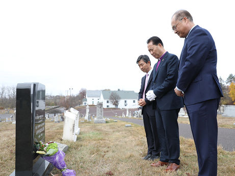 권덕이 감독 첫 일정, 아펜젤러 고향 찾아 순직기념비에 헌화