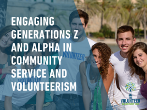 Young people volunteering