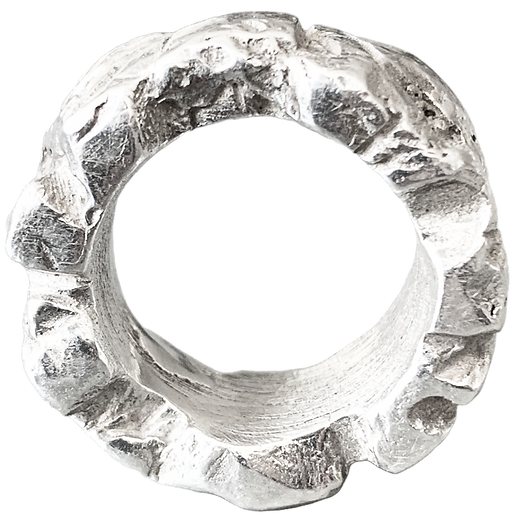 Organic textured ring.