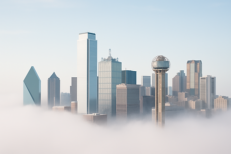 Skyline view of downtown Dallas