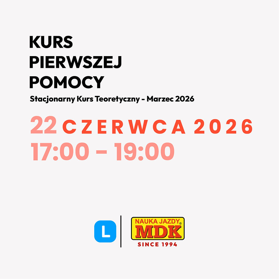 Stacjonarny Kurs Pierwszej pomocy - Czerwiec 2026