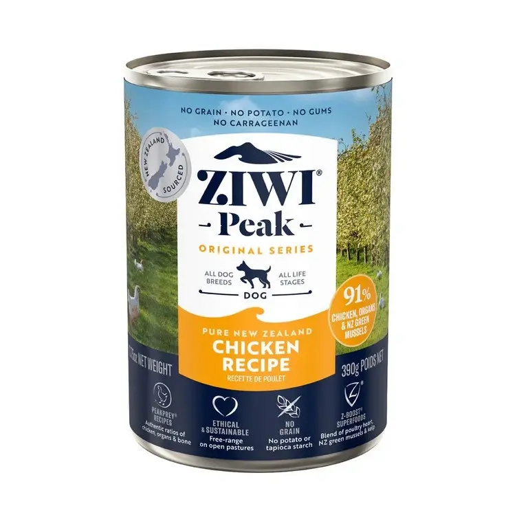 Ziwi Peak Dog Moist Free-Range Chicken 390g