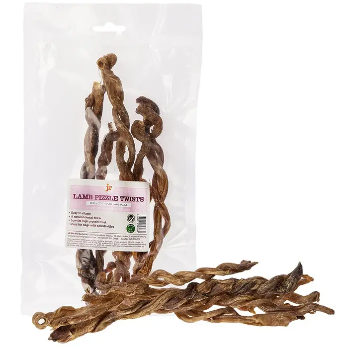JR Pet Products Lamb Pizzle Twists 100g
