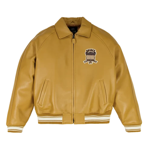 AVIREX イエロー ジャケット T-33/F-80 The Service 🚕 Avirex jacket - FASHION ICON YELLOW JACKET Belt