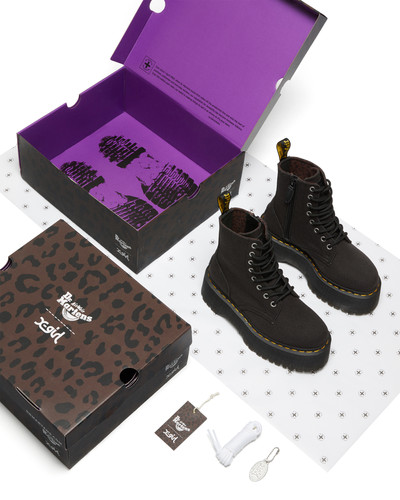 Dr. Martens Strap X-Girl Velvet Platform Sandals | Sneex 3rd Ward