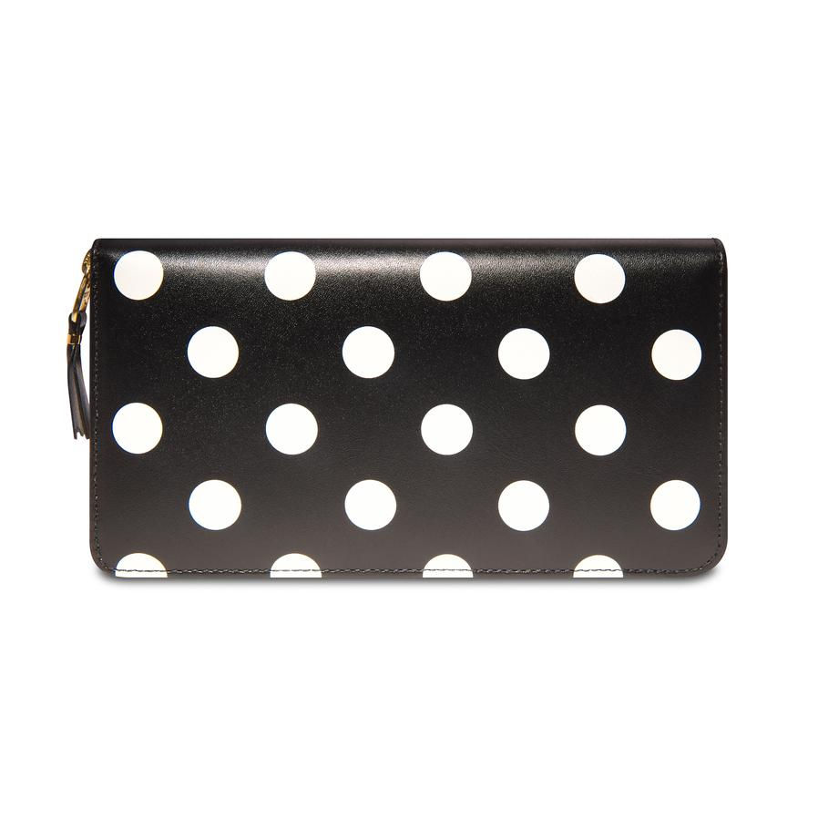 CDG Wallet Polka Dot Black