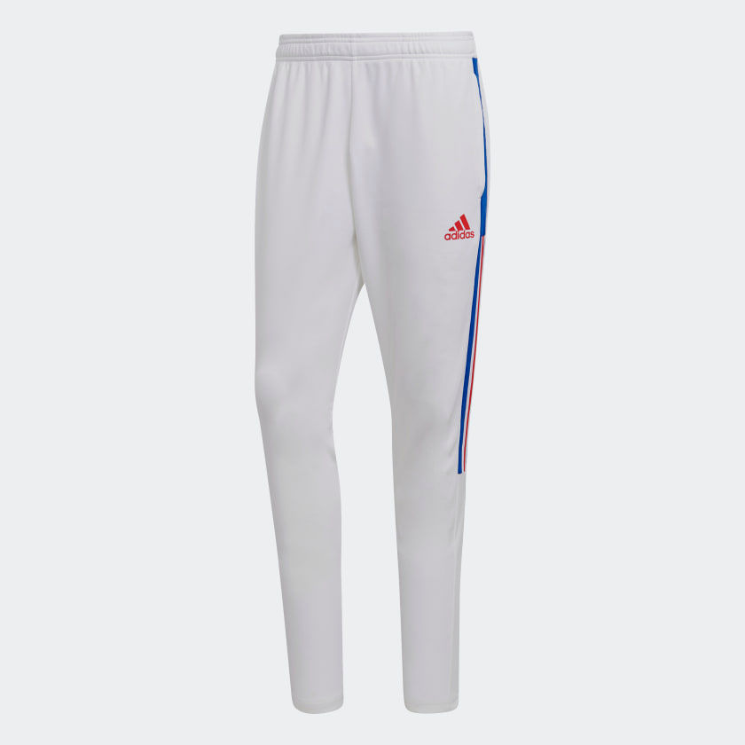 Adidas Tiro 21 Training Pant (White & Blue)
