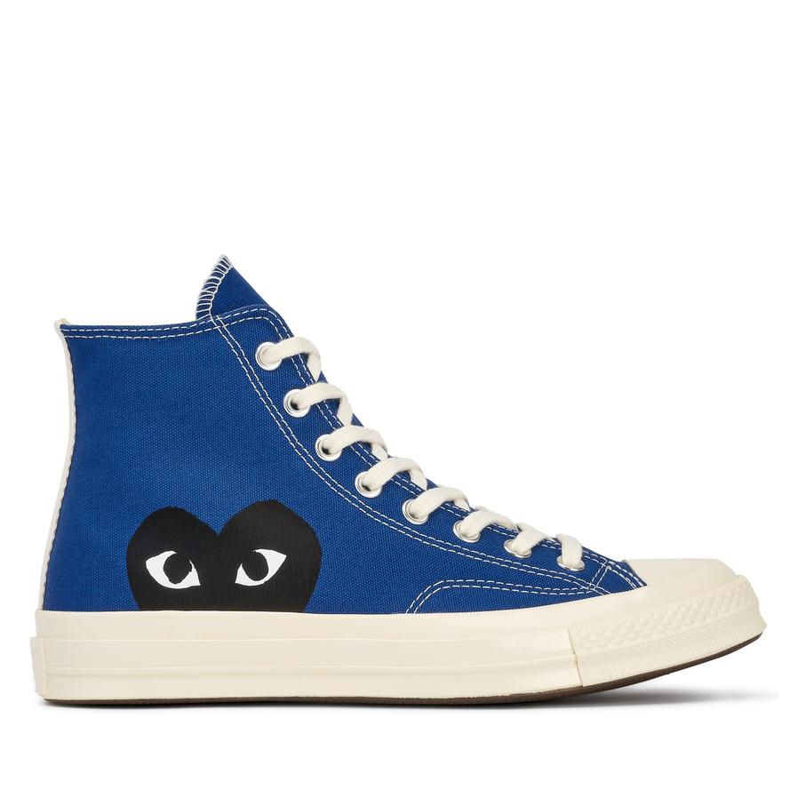 Play Comme des Garçons x Converse Black Heart Chuck Taylor All Star '70 High Blu