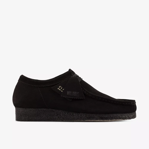Clarks Wallabee Black Suede | Sneex 3rd Ward
