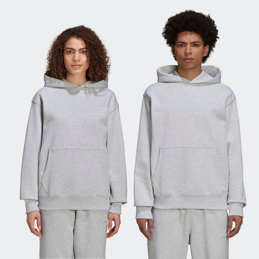 Adidas PW Basics Hoodie (Gender Neutral) (Light Grey)