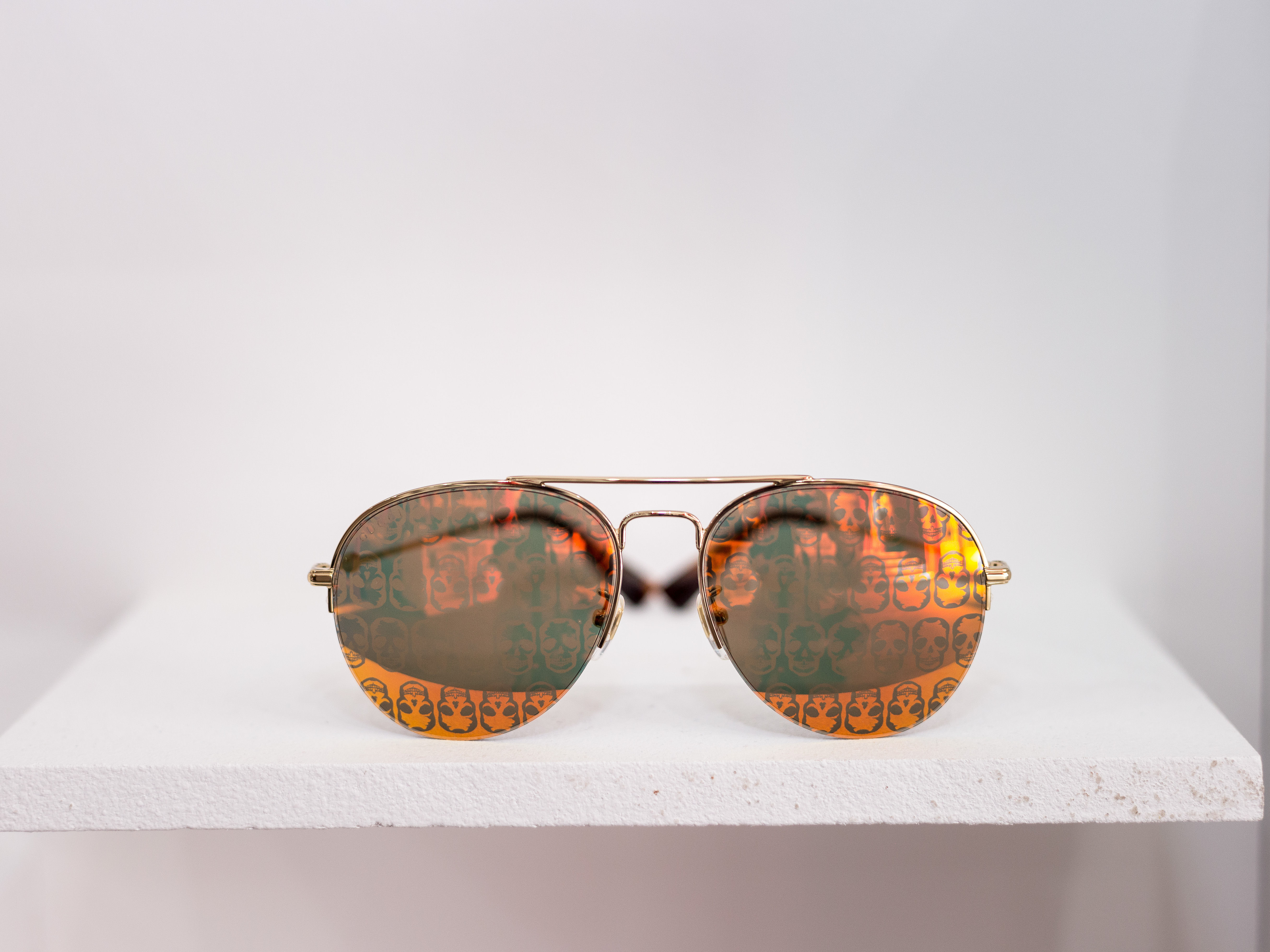 Metal Skull Aviators