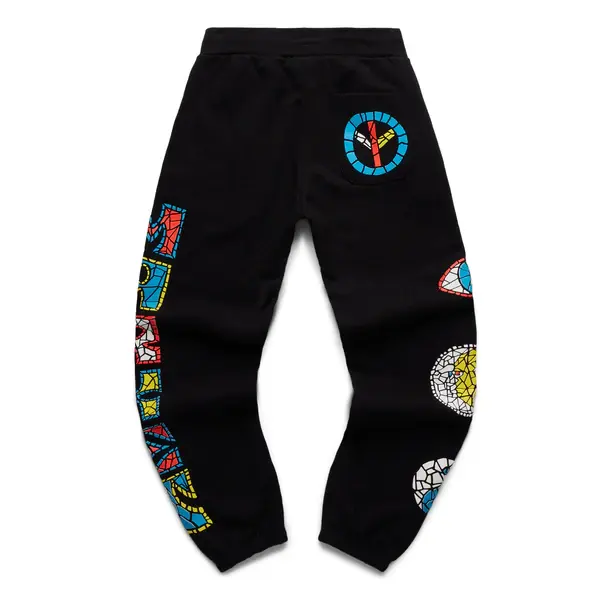 Market Smiley Mosaic Sweatpants | Unique Graphic Sweatpants