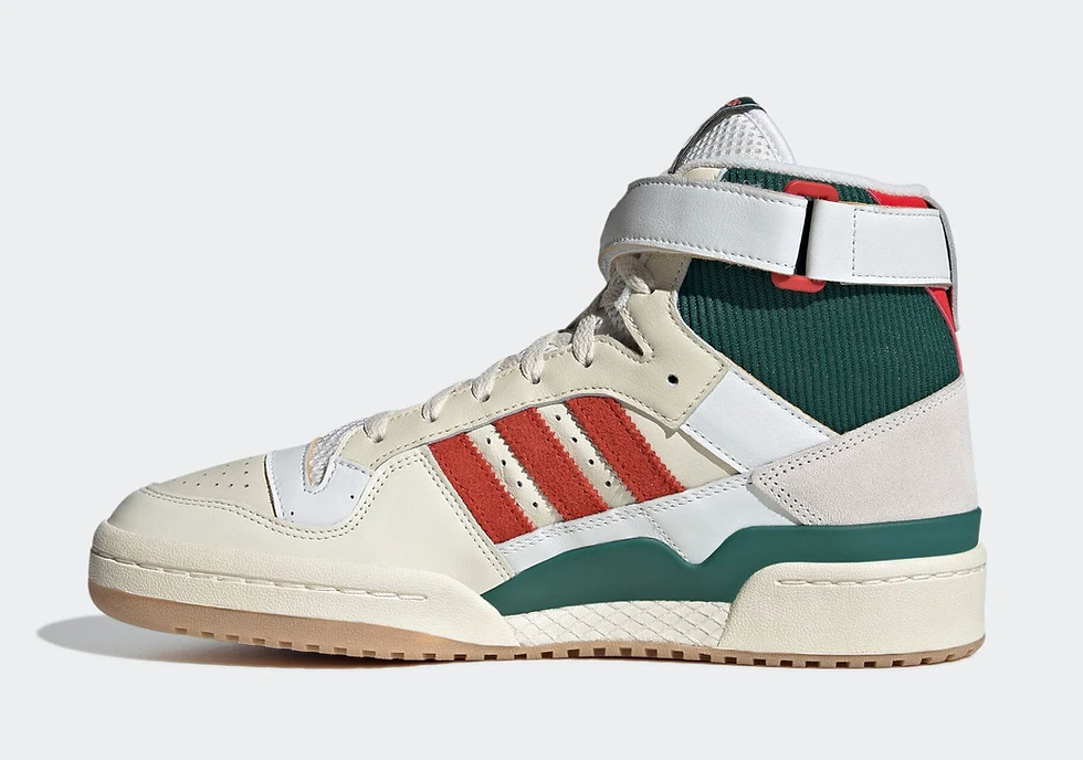 Thumbnail: Adidas Forum 84 High "Bucks" (White/Cream/Green/Red)
