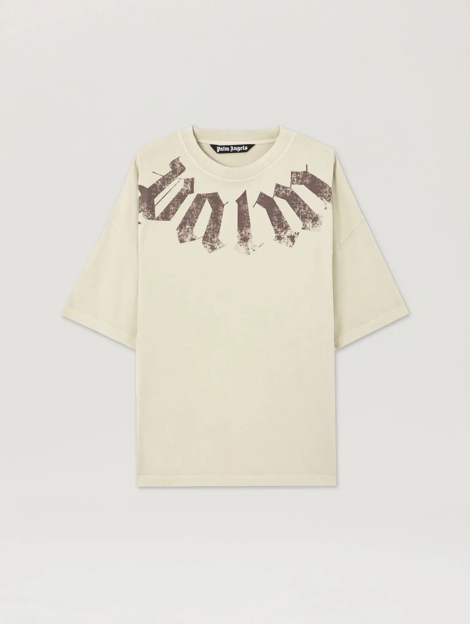Palm Angels Big Neck Logo Loose T-Shirt
