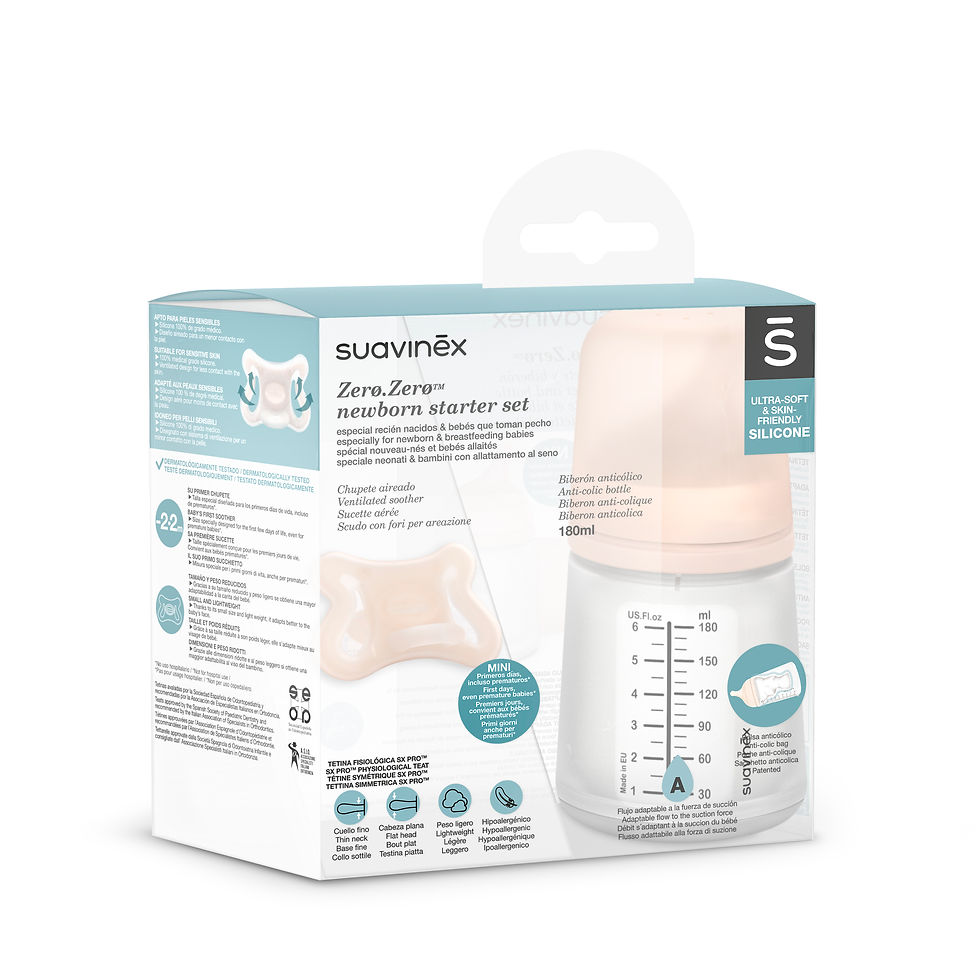 Thumbnail: Suavinex Zero Zero Anti Colic Newborn Starter Set 0+ Months