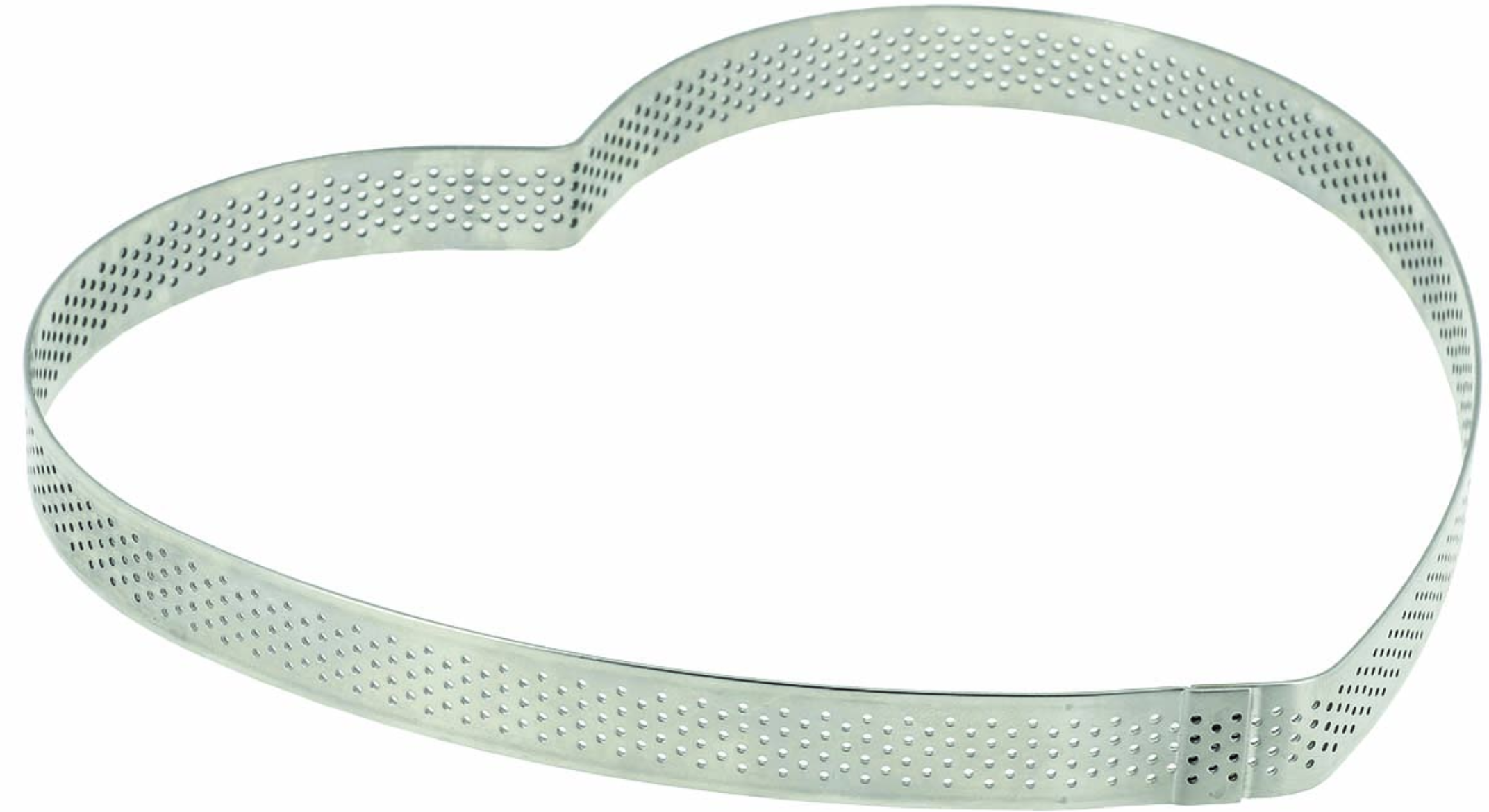 Rant perforowany stalowy Serce 20cm