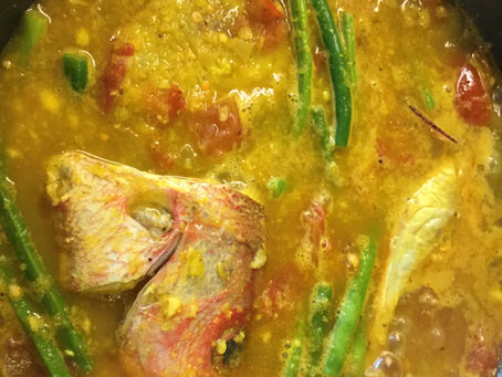 Red Snapper Curry with Green Beans
