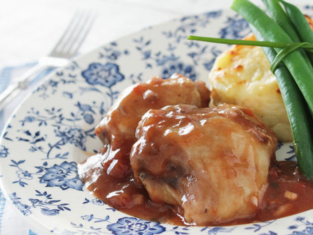 Slow Cooked Lamb Shanks Bourguignon