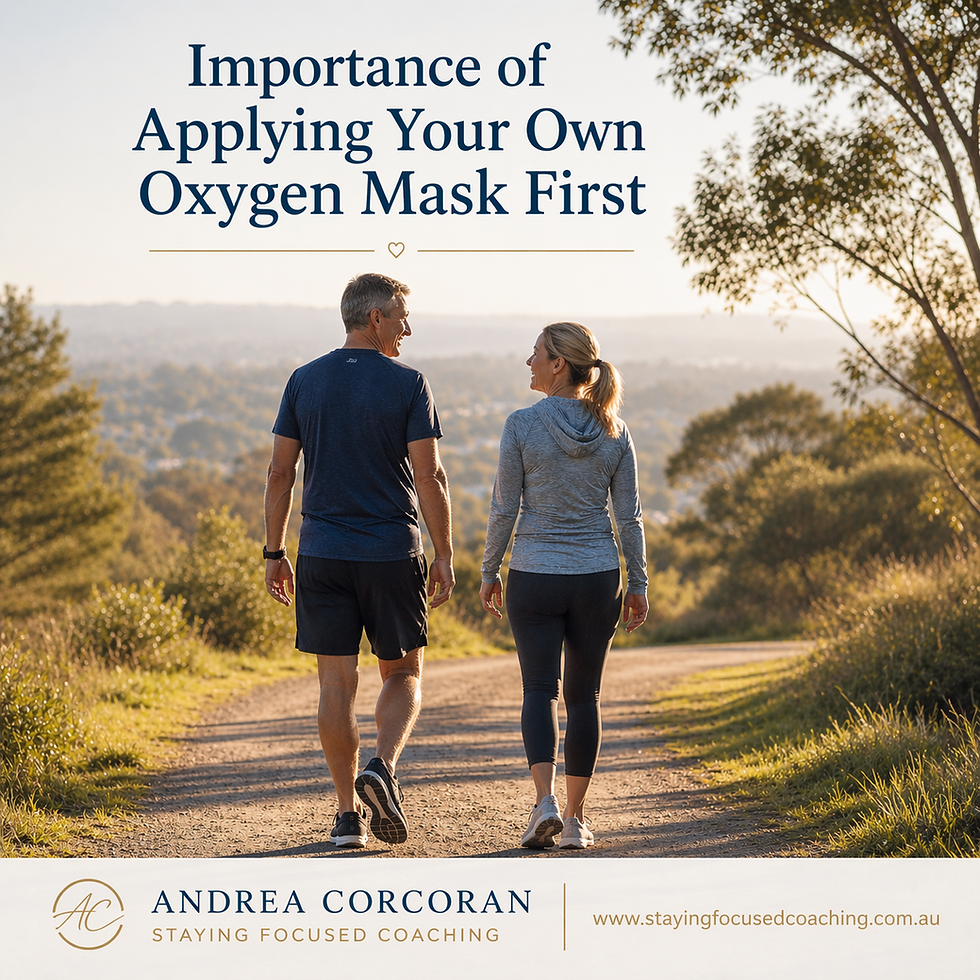 Importance of Applying your Own Oxygen Mask First
