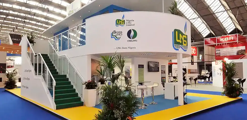 Çift katlı fuar standı