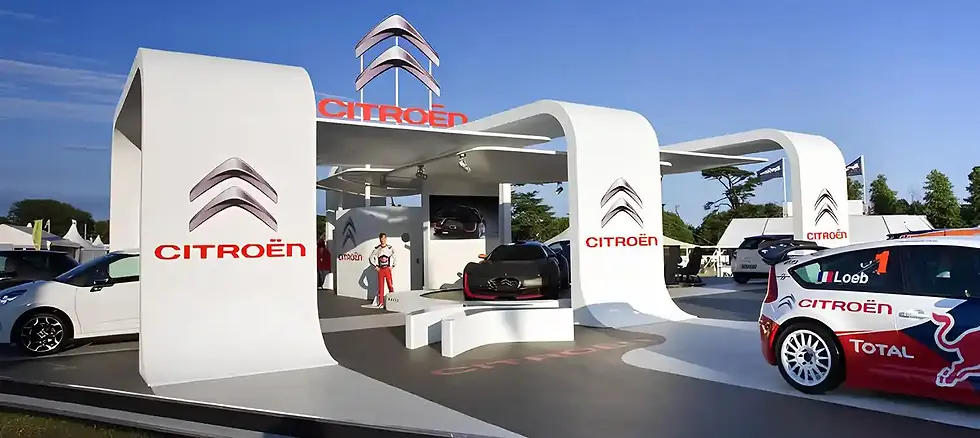 Açık alan fuar standı