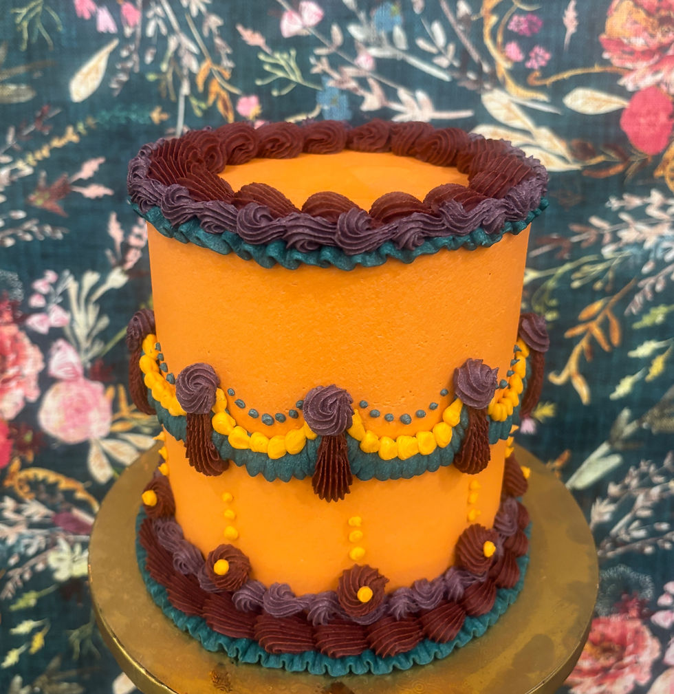 Vintage Cake Decorating Class 