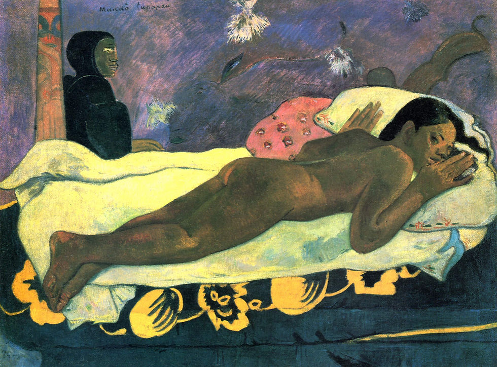 Tableau de Paul Gauguin : Mana’o Tupapa’u (1892)