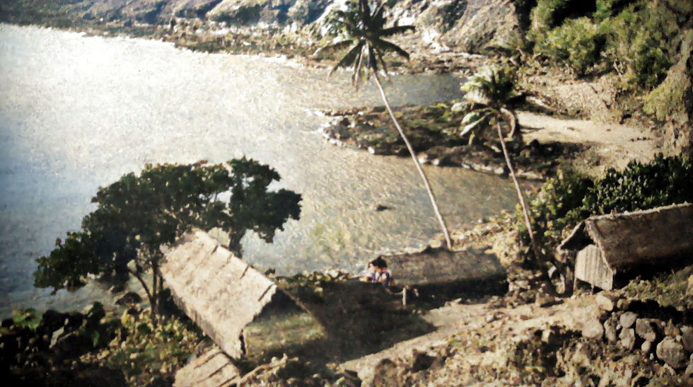 Fare abandonné aux îles Marquises 1930 (fonds DM)