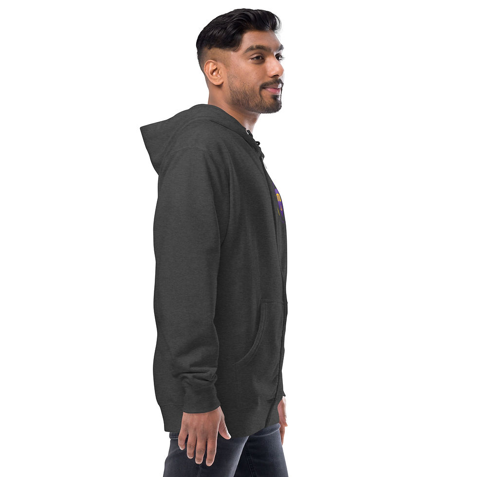 Thumbnail: ITU Unisex Fleece Zip Up Hoodie