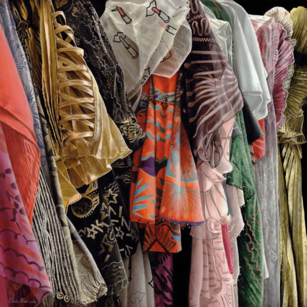 "Just off the Bermondsey Road (Zandra Rhodes Collection)" Limited Edition Print