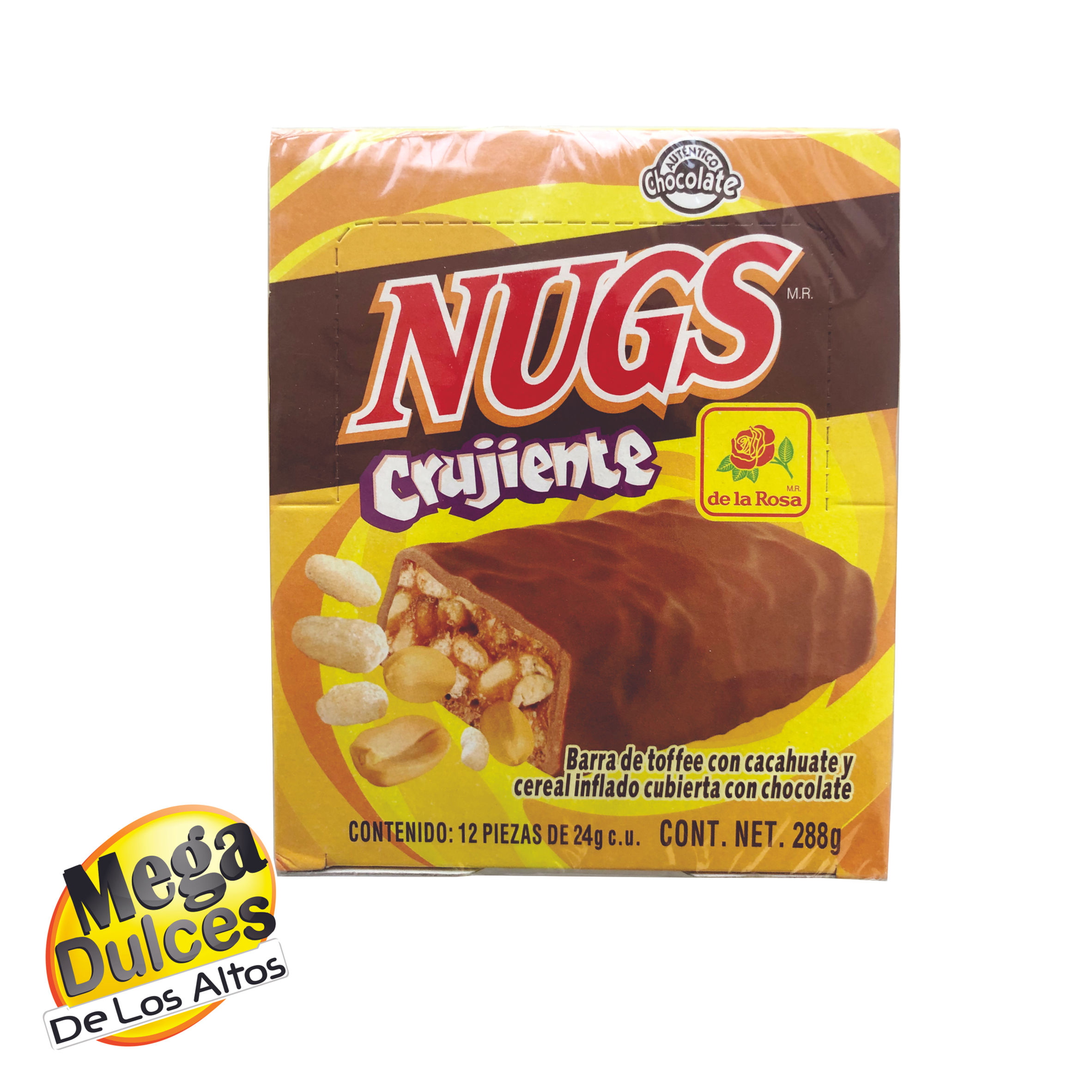 CHOCOLATE NUGS CRUJIENTE LA ROSA