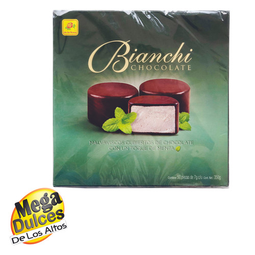 CHOCOLATE BIANCHI MENTA 350 GR. LA ROSA MegaDulces