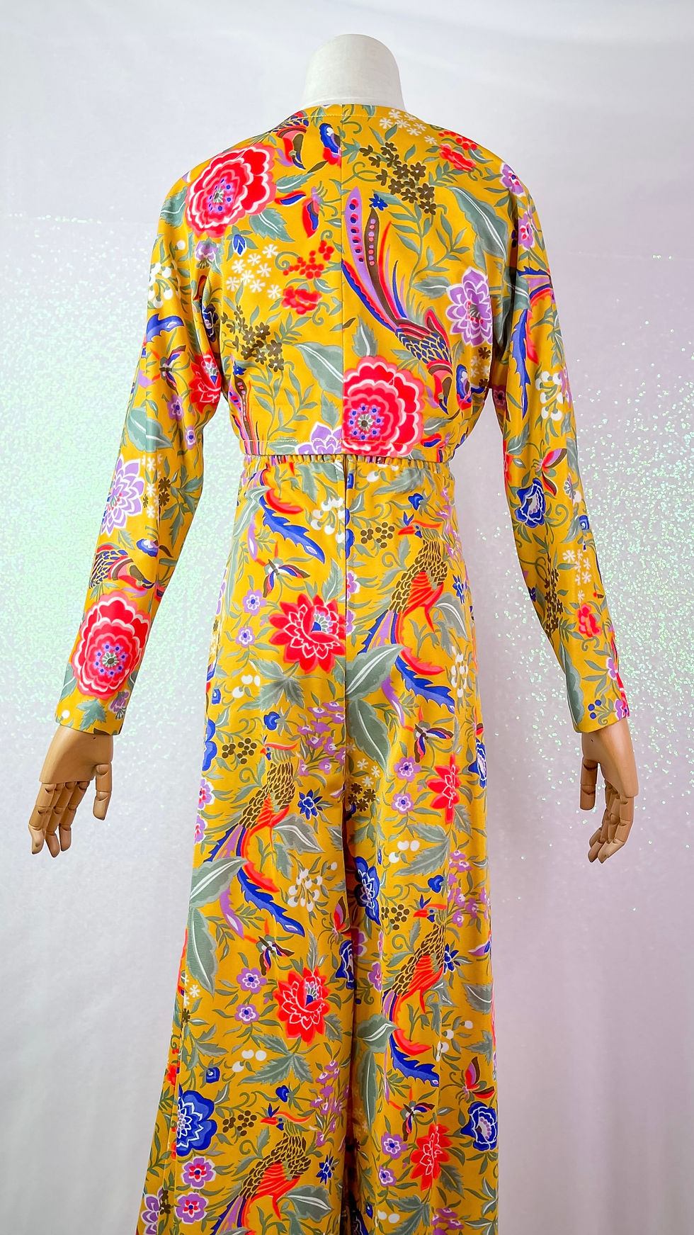 Thumbnail: 1970’s Pheonix & Floral Jumpsuit & Bolero Set