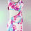 Thumbnail: 1970’s Vanity Fair Pastel Floral Jumpsuit & Dress Set
