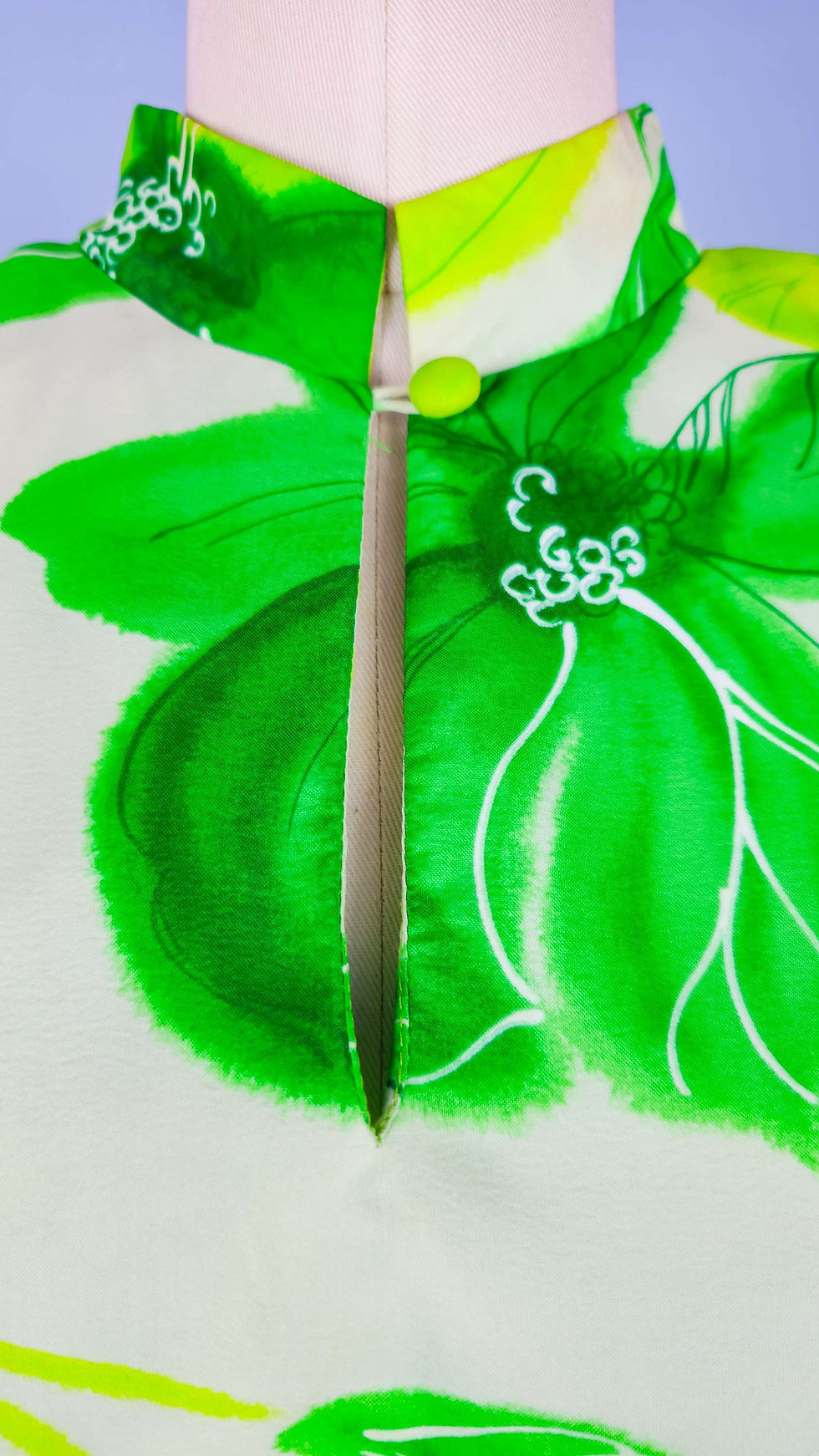 Thumbnail: 1970's Green Floral Caftan