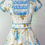 Thumbnail: 1970’s Blue Floral Petal Sleeve Dress