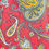 Thumbnail: 1970's Red Paisley Balloon Sleeve Dress