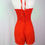 Thumbnail: 1970’s Sunflower Red Halter Romper