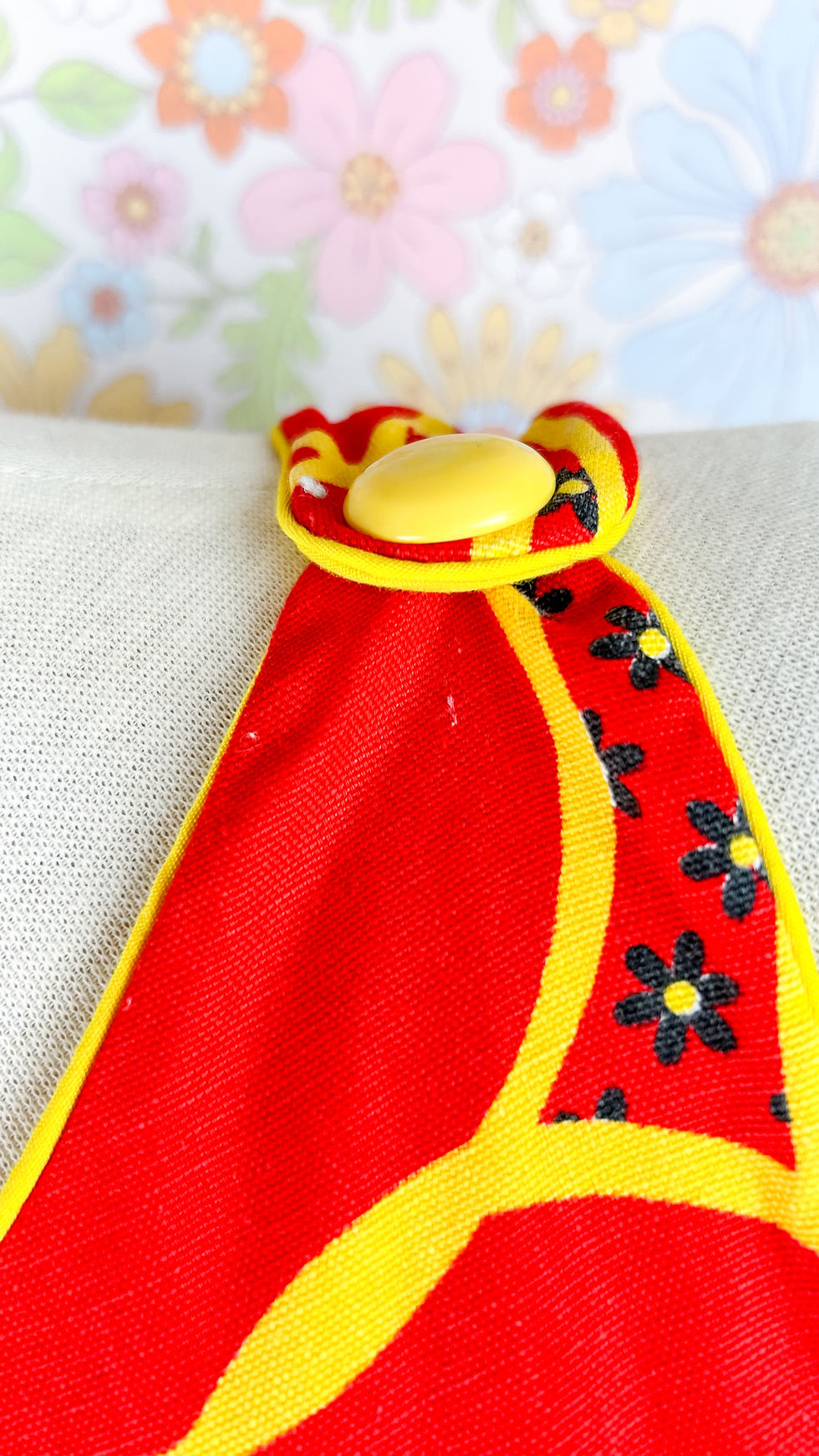 Thumbnail: 1970’s Apples & Pears Novelty Micro Mini Dress - XS