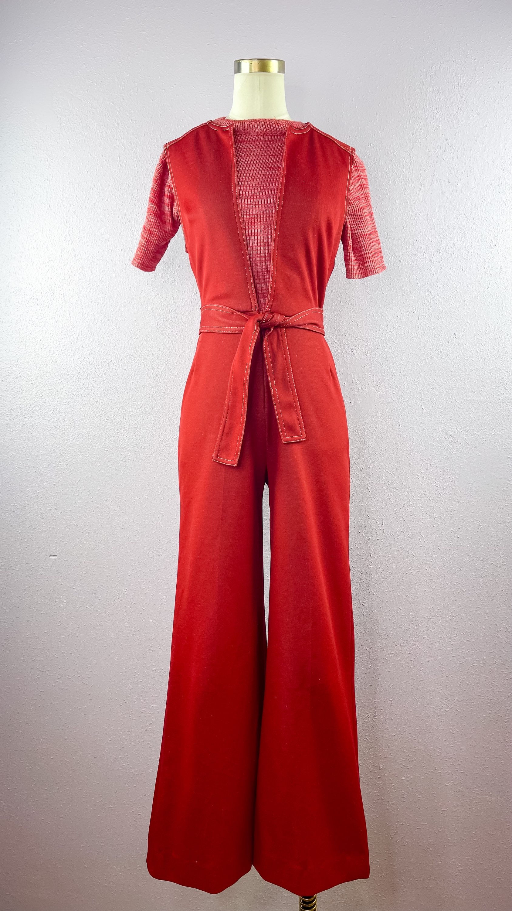 1970’s Jerell of Texas Wide Leg 2 Piece Jumpsuit