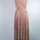Thumbnail: 1970's Two Piece Sparkly Lurex Accordion Pleated Maxi w/ Fur Trimmed Top