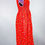 Thumbnail: 1970's Cute Floral Red Maxi