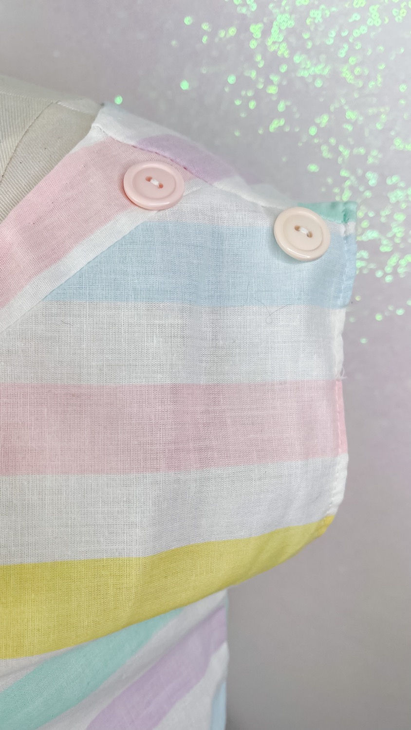 Thumbnail: 1980’s Cute Pastel Cotton Romper