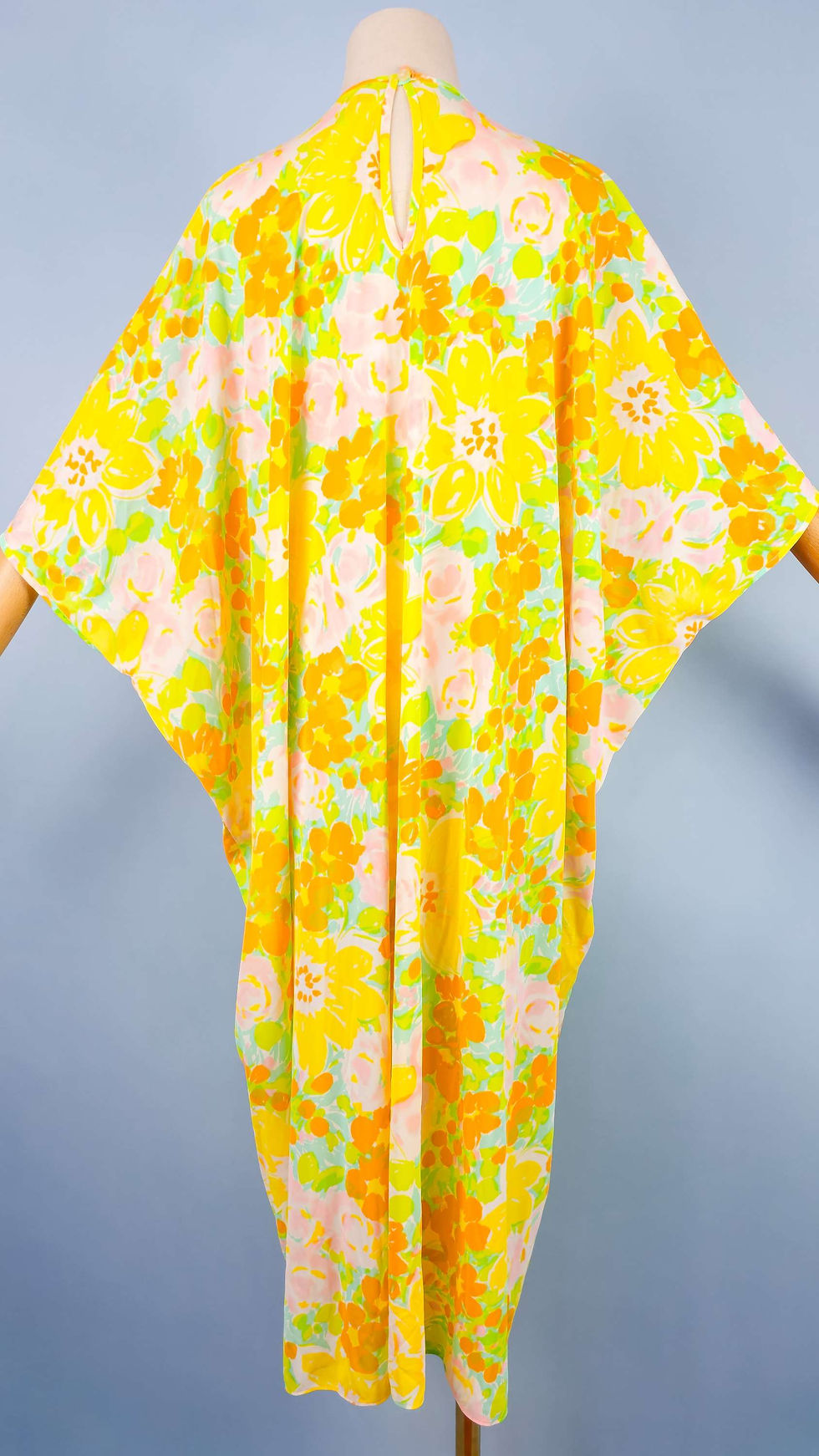Thumbnail: 1960's Yellow Spring Floral Caftan