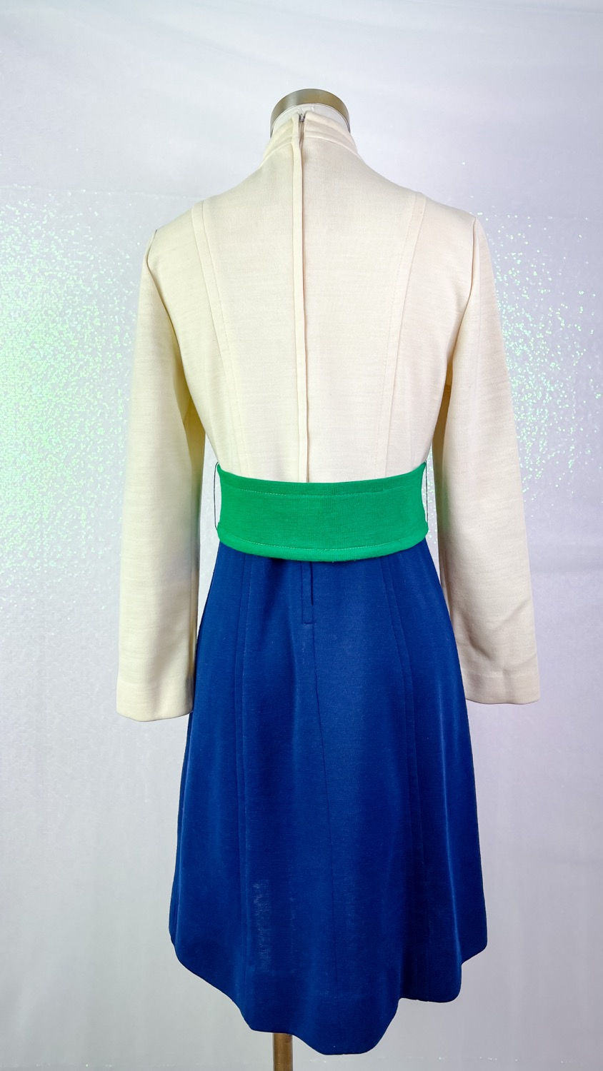 Thumbnail: 1960’s Mod Sweater Color Block dress
