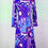 Thumbnail: 1960’s Royal Purple Floral Mod Dress