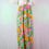 Thumbnail: 1970’s Sheer Top Flower Power Animal Print maxi