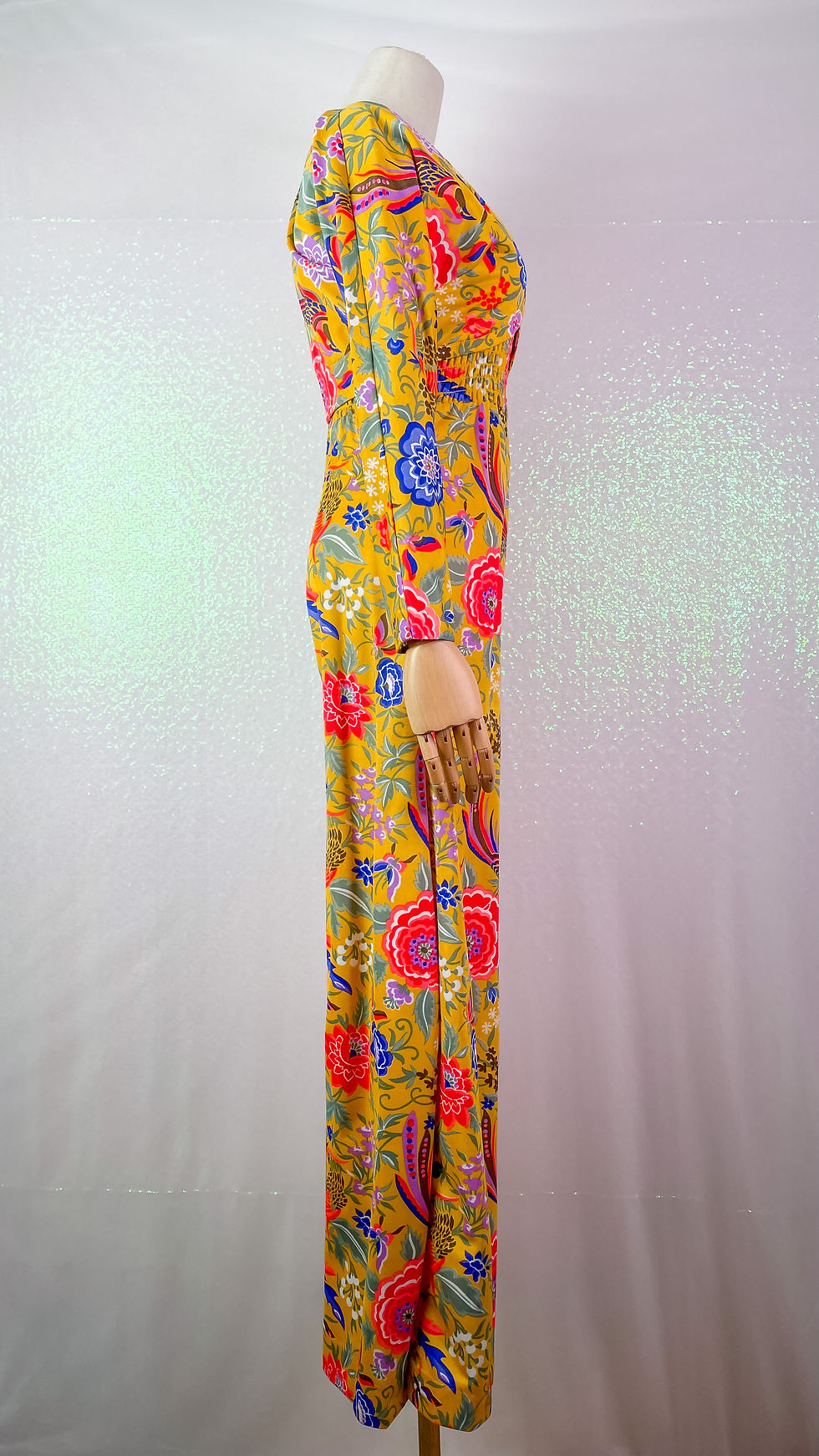 Thumbnail: 1970’s Pheonix & Floral Jumpsuit & Bolero Set