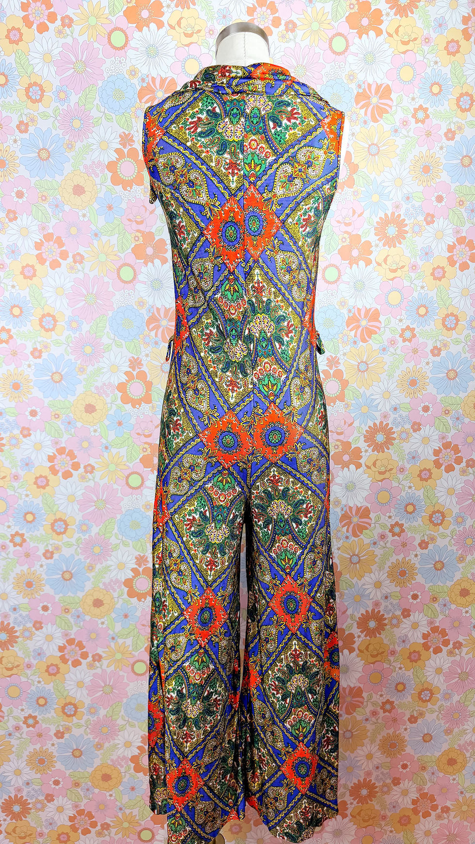 Thumbnail: 1970’s Groovy Super Dagger Jumpsuit - XS/M