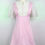 Thumbnail: 1960’s/70’s Pink laed Cottage Core Mini Dress